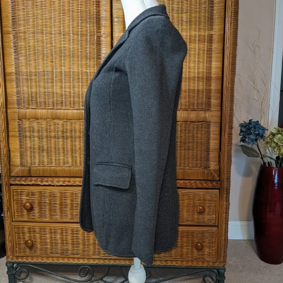 Ralph Lauren Gray Knit Jacket XSMALL - Picture 5 of 8